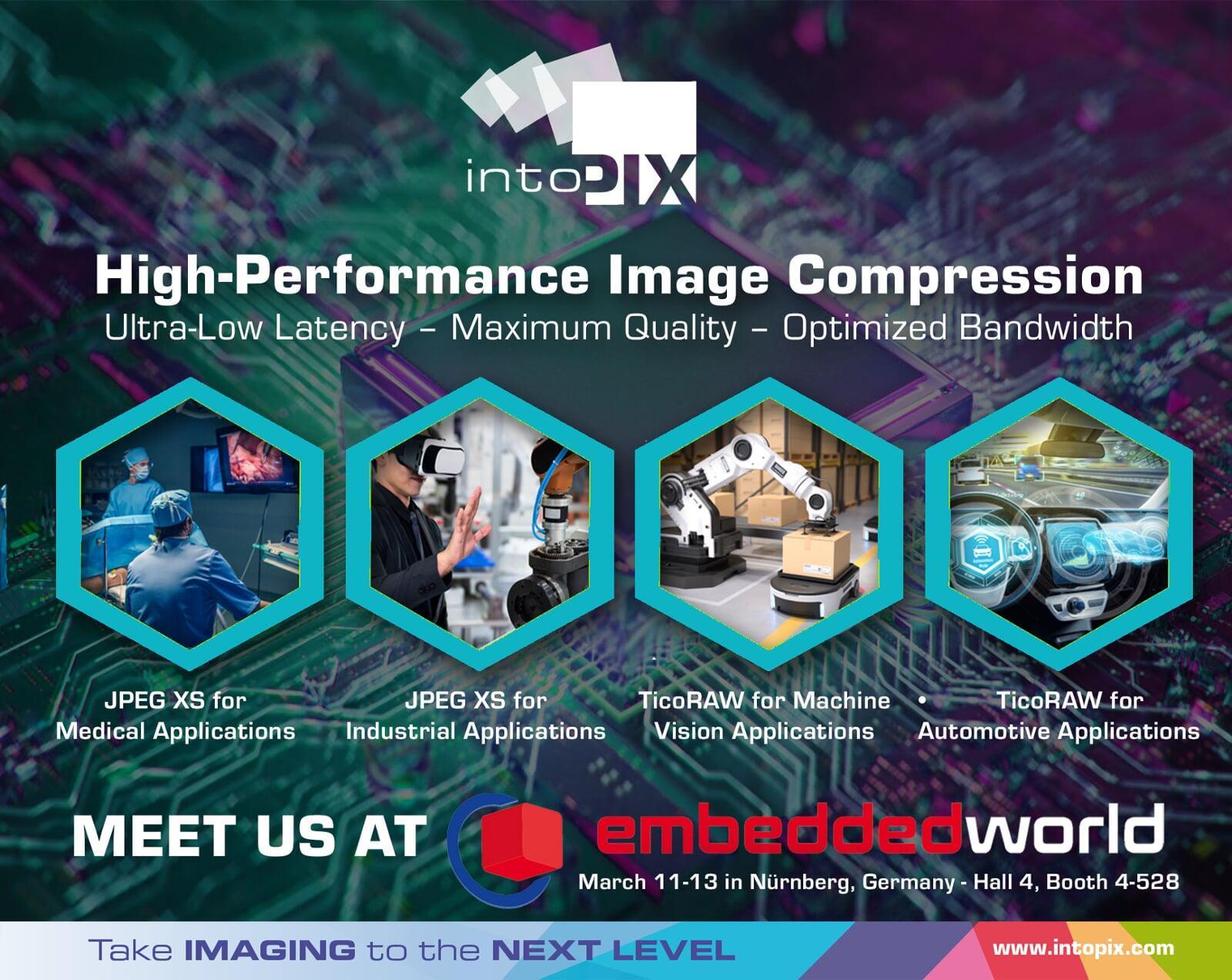 intoPIX Expands its offering for Medical, Human & Machine Vision Applications with TicoRAW & JPEG-XS on Lattice Low-Power FPGAs